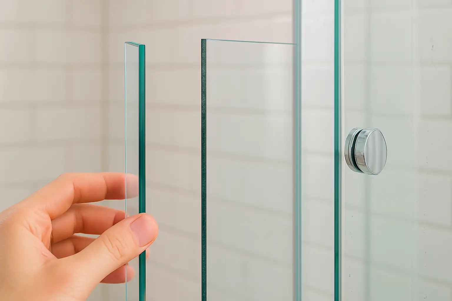 Sticlă pentru cabine de duș: grosime, securizare, tratamente
