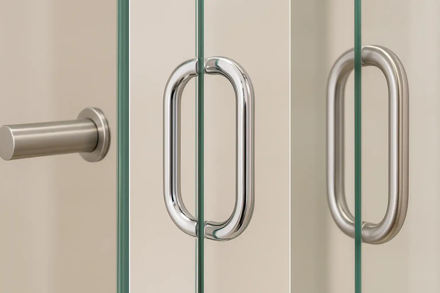 Mânere pentru uși din sticlă: alegere, confort și siguranță