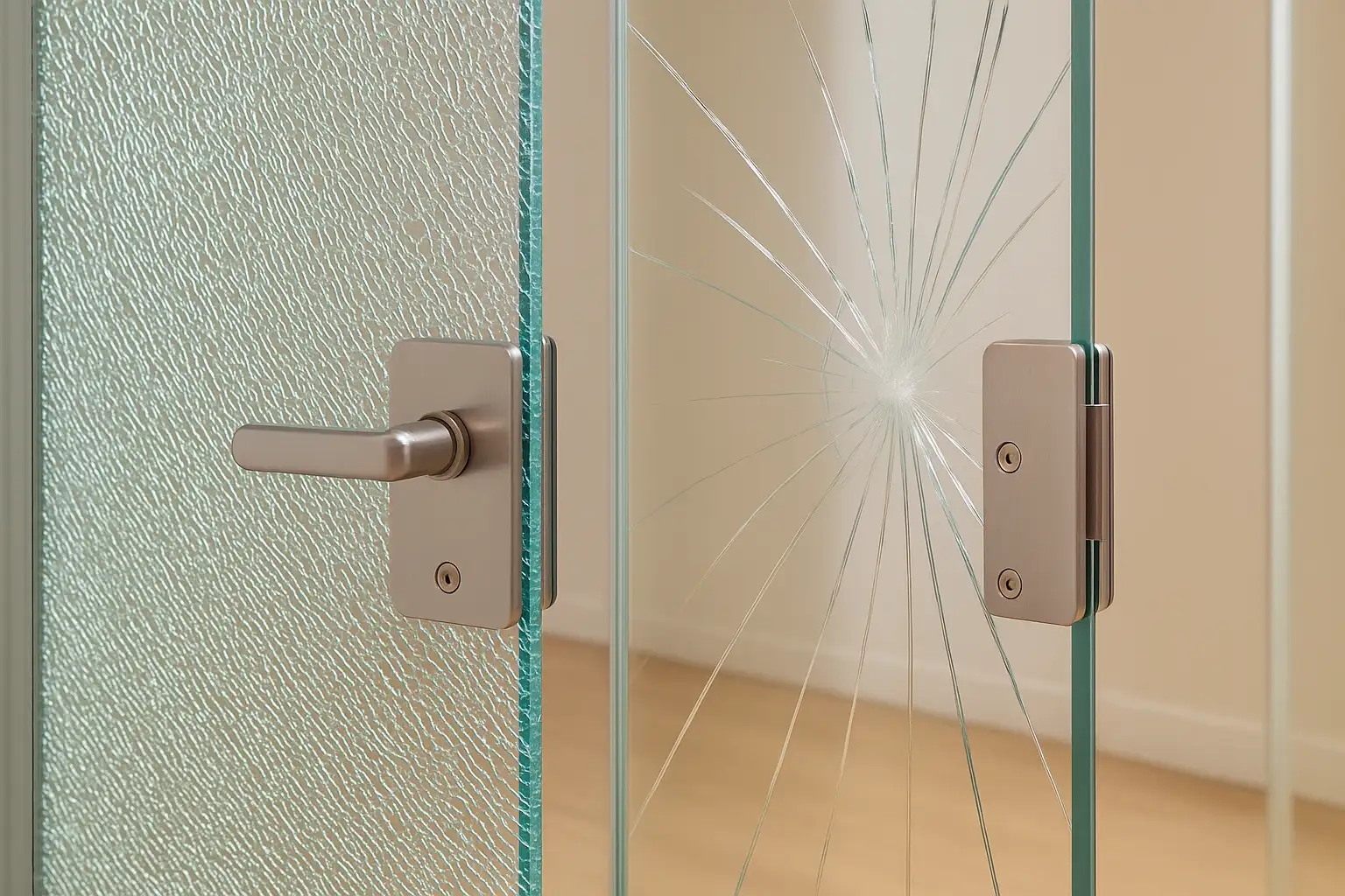 Sticlă securizată sau laminată la uși? Cum alegi corect